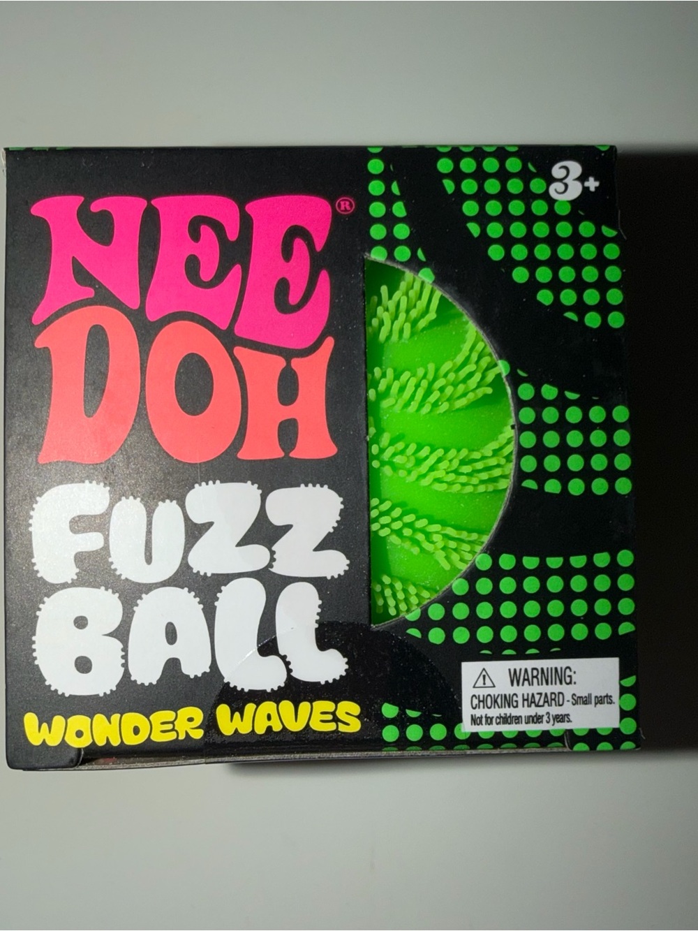 NeeDoh Schylling Wonder Waves Fuzz Ball - Green